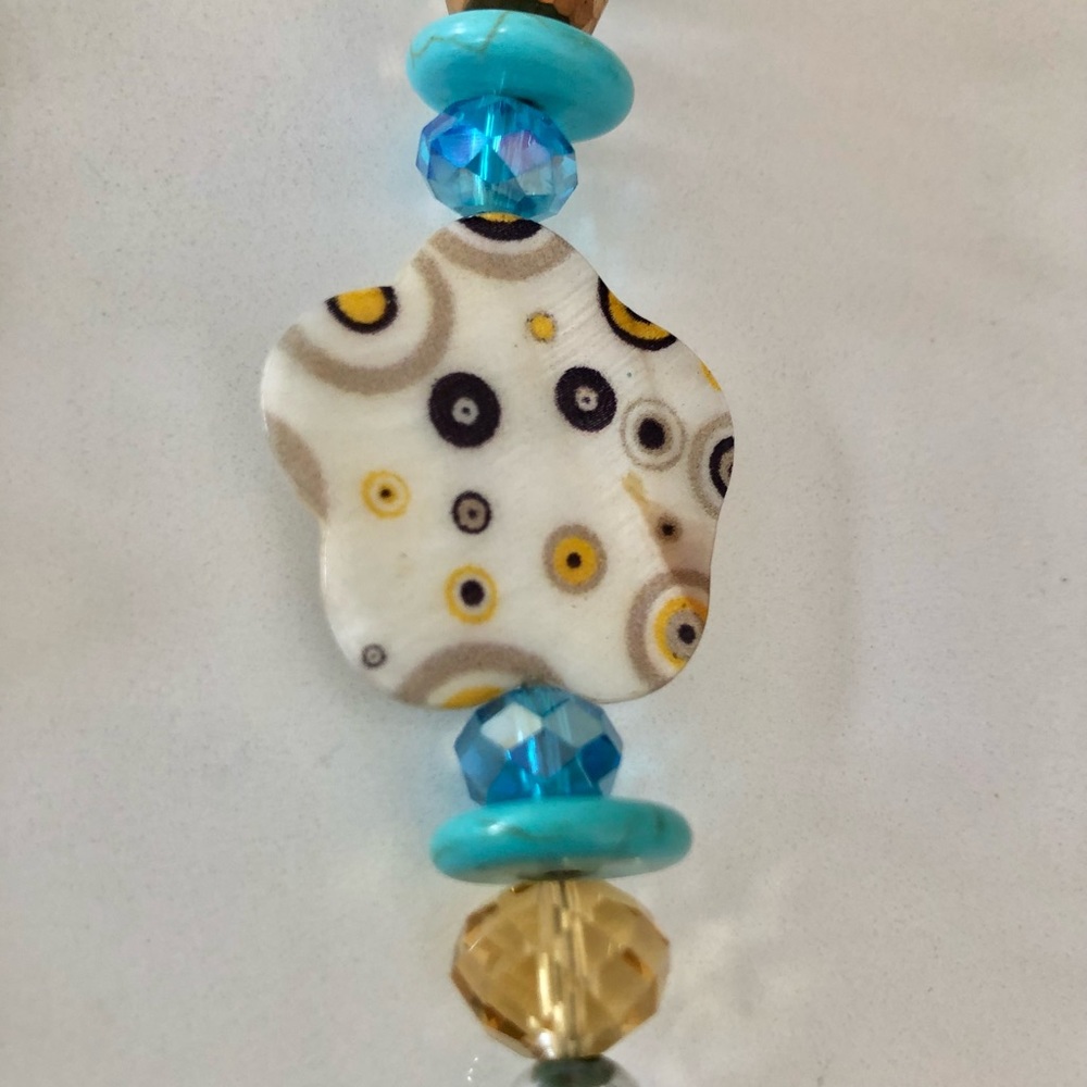 Boho Turquoise Necklace - Picture 5 of 7